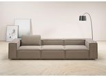 3,5-Sitzer HOME AFFAIRE "Watertown, modernes Big-Sofa XXL, 336 cm Breite, auch in Feincord", grau (taupe), B:336cm H:68cm T:98cm, 100% Polyester, Sofas, 3 5-Sitzer, Riesiges Designersofa mit viel Platz & weichen Bezügen in Trendfarben