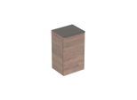 Geberit Smyle Square Seitenschrank 500360JR1 links, 36x60x32,6cm, Holzstruktur Nussbaum hickory, 1 Tür