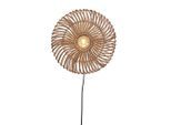 Good & Mojo , Naturfarben , Naturmaterialien , Holz , rund , 12 cm , LED-Leuchtmittel austauschbar ,