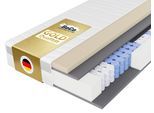 Taschenfederkernmatratze BECO "Feel Like Latex ONE TFK - GOLD, Matratze 90x200 cm, 140x200 cm & mehr", weiß, B:90cm H:21cm L:200cm, Bezug: 100% Polyester. Steppfüllung: 100% Polyester, Matratzen, Taschenfederkernmatratze, Punktelastische Matratze mit stabilem Federkern, atmungsaktiv