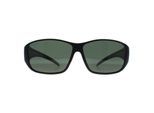 Montana Rectangle Unisex Matte Black G15 Polarized FO4 Fit Over Glasses Sonnenbrillen