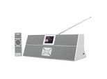 Internetradio Soundmaster® IR3300SI, DAB+/UKW, 10 Festsenderspeicher, 2 x 10 W, Bluetooth/WLAN/USB, steuerbar über Amazon Alexa, Fernbedienung, silber