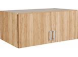 Schrankaufsatz RAUCH "Bremen", braun (struktureichefarben hell), B:91cm H:39cm T:54cm, Holzwerkstoff, Möbelaufsätze, Schrankaufsatz