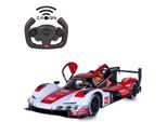 RC-Auto JAMARA "Porsche 963 LMDH 1:14 rot 2,4GHz Tür manuell", rot (rot, weiß), Fernlenkfahrzeuge, KinderB:14,3cm H:8,9cm T:35,9cm, RC-Auto, B:14,3cm H:8,9cm T:35,9cm