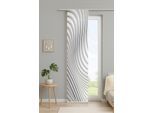 Schiebegardine HOME WOHNIDEEN "ZARIA", grau, B:60cm H:245cm, Polyester, Polyester, Gardinen, Schiebegardine, digital bedruckt