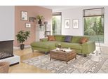 Ecksofa COTTA "Komaris L-Form, B: 244 cm", grass, B:244cm H:72cm T:166cm, 94% POLYESTER (PES) 6%POLYAMID (PA), Sofas, Ecksofa, mit Kopfteilverstellung, optional Schlaffunktion, Bettkasten & Licht