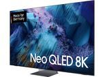 SAMSUNG QLED-Fernseher "GQ75QN990FT QLED Mini LED-Fernseher", Energieeffizienz: G, schwarz, 75 ″, Fernseher, 8K AI Upscaling Pro & Glare Free, Wireless One Connect Box, Art Store, QLED-Fernseher