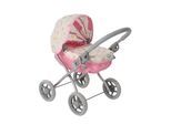 Puppenwagen CHIC2000 "Lilli", rosa (schmetterling rosa), Puppenwagen, KinderB:35cm H:60cm T:35cm, Puppenwagen, zusammenklappbar, B:35cm H:60cm T:35cm