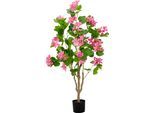 Kunstbaum CREATIV GREEN "Bauhinia", pink, H:125cm, Obermaterial: 75% Polyester, 25% Kunststoff, Kunstpflanzen, Kunstbaum, mit traumhaft schönen Blüten