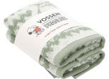 Gaestehandtuecher VOSSEN "CHARLIE BROWN", eucalyptus, B:30cm L:50cm, Jacquard, Baumwolle, Handtücher, Gaestehandtuecher, trendiger Jacquard im Zick-Zack Design