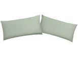 Kissenbezug OTTO HOME "Desner 100% Microfaser, extra weich, allergikerfreundlich", grün (seegrün), B:40cm L:80cm, Microfaser, Obermaterial: 100% Polyester, Kissenbezüge, Kissenbezug, uni Kissenhülle, Premium Qualität, schnell trocknend, pflegeleicht
