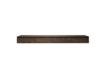 Selsey Tv-Lowboard, Dunkelbraun, Holzwerkstoff, 4 Fächer, Rechteckig, 200x18.2x31.6 cm, Wohnzimmer, Wohnwände, Lowboards, Lowboards stehend