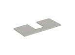 Geberit One Waschtisch-Platte 505274007 105 x 3 x 47 cm, greige/lackiert matt, Ausschnitt mittig