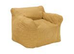 Möbelix , Gelb , Textil , 450 l , Füllung: recyceltes Polystyrol (Eps) , 110x75x100 cm , Indoor ,