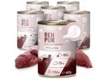 REAVET Nassfutter - Reh PUR | 6 x 400g