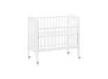 Fillikid Beistellbett Nino, Weiß, Holz, Buche, 94x69x85 cm, Handmade in Europe, Babymöbel, Babybetten, Beistellbetten