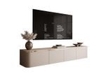 Lookway Tv-Schrank, Kaschmir, Holzwerkstoff, 200x35x40 cm, Wohnzimmer, Wohnwände, Lowboards, Lowboards stehend