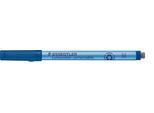 Staedtler Folienstift Lumocolor correctable 305 M, trocken abwischbar, mit Wischer, Strichstärke 1 mm, blau