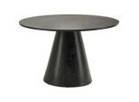 Mid.you Esstisch, Schwarz, Holzwerkstoff, Holzoptik, rund, konisch, A-Form, 120x75x120 cm, Esszimmer, Tische, Esstische, Esstische rund