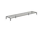 Novel Fussgestell, Schwarz, Metall, 180x13x40.5 cm,