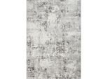 Novel Webteppich Sorrent, Silber, Hellgrau, Dunkelgrau, Textil, Abstraktes, rechteckig, 80x150 cm, Oeko-Tex® Standard 100, für Fußbodenheizung geeignet, Teppiche & Böden, Teppiche, Webteppiche