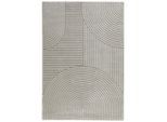 Novel Webteppich Granada, Grau, Textil, Boho, rechteckig, 80x150 cm, ISO 9001, Bsci, Oeko-Tex® Standard 100, für Fußbodenheizung geeignet, in verschiedenen Größen erhältlich, leicht zusammenrollbar, Teppiche & Böden, Teppiche, Webteppiche