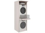 Xora Waschmaschinenschrank, Kaschmir, Holzwerkstoff, 67.5x210x67.5 cm, Waschküche, Waschmaschinenschrank