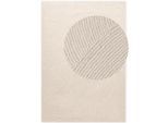 Hanse Home Wollteppich Calmio, Creme, Textil, Struktur, rechteckig, 80x150 cm, für Fußbodenheizung geeignet, in verschiedenen Größen erhältlich, pflegeleicht, strapazierfähig, Teppiche & Böden, Teppiche, Naturteppiche