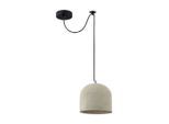 Maytoni Pendelleuchte Loft, Grau, Schwarz, Metall, Stein, zylindrisch,zylindrisch, 20 cm, CE, beliebig kürzbar, gleichmäßige Lichtverteilung, Lampen & Leuchten, Innenbeleuchtung, Hängelampen, Pendelleuchten
