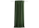 HOMEBasics Lärmschutzvorhang Acustico, Olivgrün, Textil, Uni, 135x245 cm, Lärmschutz, Wohntextilien, Gardinen & Vorhänge, Fertiggardinen, Lärmschutzvorhänge