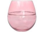 Kugelvase KAYOOM "Glasvase Sidney 525", rosa, B:17cm H:17cm T:17cm Ø:0cm, Glas, Vasen, Kugelvase
