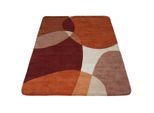 Veer Carpets Vloerkleed abstract /bruin rounded corners 160 x 230 cm