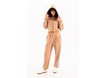 JUSTEVER Oversize Fit Jogginghose für Damen mit elastischem Bund, Tasche und entspanntem Schnitt in Nerz-Optik - Flex