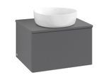 Villeroy & Boch Antao Waschtischunterschrank 600x360x500mm L29150GK mit Beleuchtung mit Struktur FK/AP: GK/0