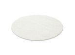 Muratap Basic rond shaggy vloerkleed creme hoogpolig- 200 cm rond