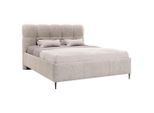 Boxxx Polsterbett, Beige, Metall, Buche, 140x200 cm, Bettkasten, gepolstertes Kopfteil, Stoffauswahl, in verschiedenen Größen erhältlich,alternative erhältlich, Schlafzimmer, Betten, Polsterbetten