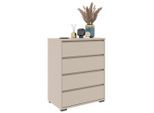 Carryhome Kommode, Kaschmir, Kunststoff, 4 Schublade(n) Schubladen, 80x103x48 cm, Wohnzimmer, Kommoden & Sideboards, Kommoden