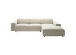 Pure Home Lifestyle Ecksofa 9125, Natur, Kunststoff, 4-Sitzer, L-Form, Ottomane rechts, 300x189 cm, DGM-Emissionslabel, Oeko-Tex® Standard 100, Made in EU, Goldenes M, seitenverkehrt erhältlich, Hocker erhältlich, Wohnzimmer, Sofas & Couches, Wohnlandschaften, Ecksofas