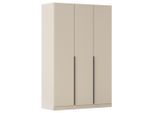 Rauch Möbel Drehtürenschrank Rauch Alabama, Champagner, Holzwerkstoff, 4 Fächer, 136x229x54 cm, Blauer Engel, Goldenes M, BQ - Bündnis für Qualität, Made in Germany, in verschiedenen Größen erhältlich, Schlafzimmer, Kleiderschränke, Kleiderschränke 3-türig
