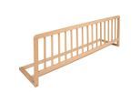 My Baby Lou Bettschutzgitter, Natur, Holz, Buche, vollmassiv, 30x38x118 cm, Kindersicherheit, Rausfallschutz Bett
