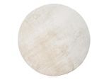 Paco Home Kurzflorteppich, Creme, Textil, Rund, 200x200 cm, strapazierfähig, für Fußbodenheizung geeignet, Teppiche & Böden, Teppiche