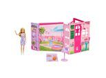 Puppenhaus BARBIE "Barbie Weekend Escape House mit Puppe", rosa, Puppenhäuser, KinderB:71,2cm H:39cm T:21cm, Puppenhaus, tragbar, B:71,2cm H:39cm T:21cm