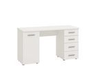 Schreibtisch OTTO HOME "Liber", weiß (opaque weiß), B:135cm H:75,5cm T:50cm, Tische, Schreibtisch