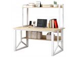 Schreibtisch,, Braun, Holzwerkstoff, 60x150x120 cm, Arbeitszimmer, Schreibtische, Bürotische
