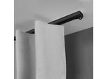 Gardinenschiene SN DECO GROUP "Objektschiene SL" Gr. 5, schwarz, L:240cm T:1cm, Aluminium, Gardinenstangen, Gardinenschiene, in versch. Längen und Farben, Aluminium, Innenlauf, Vorhangschiene, Topseller