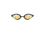 Schwimmbrille ARENA "AIR-SPEED MIRROR", gold (gelb copper, schwarz), Sportbrillen, Schwimmbrille, mit Anti-Fog-Beschichtung, PVC-frei
