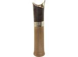 Bodenvase GILDE "Bodenvase Bradora beige; braun H. 60 cm", braun (beige, braun), B:13cm H:60cm T:13cm, Keramik, Vasen, Bodenvase, Bodenvase, Streifenmuster, Blumenvase, modern, stilvoll, Geschenkidee