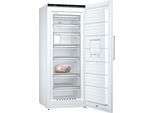 SIEMENS Gefrierschrank "GS54NAWCV", Energieeffizienz: C, silber (weiß), B:70cm H:176cm T:78cm, Gefrierschränke, Nie wieder Abtauen dank noFrost und bigBox für genügend Platz, Gefrierschrank