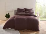 Bettwäsche "Hevin", braun (dunkelbraun), B/L: 135cm x 200cm, 1 Stk., 1 Stk., Musselin, B/L: 80cm x 80cm, 2, Musselin, Obermaterial: 100% Baumwolle, LEGER HOME BY LENA GERCKE, Bettwäsche, Bettwäsche, Bettwäsche ab Gr. 135x200 cm, samtweiches Musselin, 100% Baumwolle, Topseller