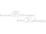 Wandspruch OTTO HOME "Wo sich dein Herz wohlfühlt, ist dein Zuhause", weiß, B:120cm H:30cm T:0,1cm, Vinyl, Wandtattoos, Wandspruch, Wandaufkleber, selbstklebend, rückstandslos abziehbar, Sticker, Spruch